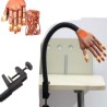 Mano finta pratica ricostruzione unghie nail art estetista snodata con tips