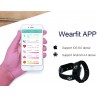 Braccialetto intelligente fitness bluetooth salute pedometro conta calorie