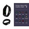 Braccialetto intelligente fitness bluetooth salute pedometro conta calorie