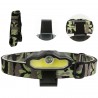 Torcia frontale luce LED da testa lampada ricaricabile pesca viaggio casa USB 
