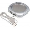 Scalda tazza con cavo USB hub 4 porte multipresa scaldatazza ufficio portatile 