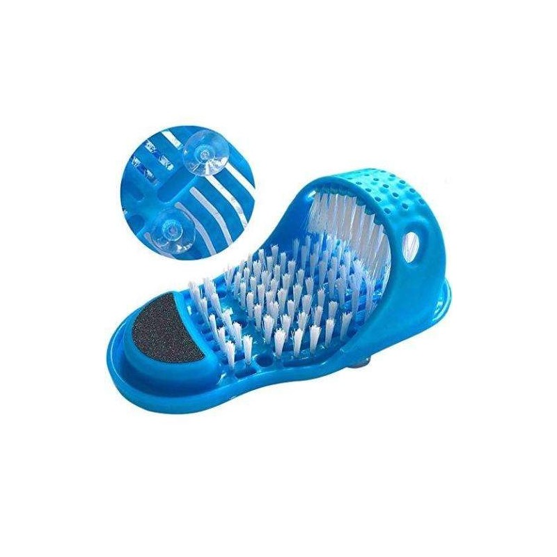 Ciabatta massaggiante esfoliante spazzola pietra pomice tallone doccia shower 