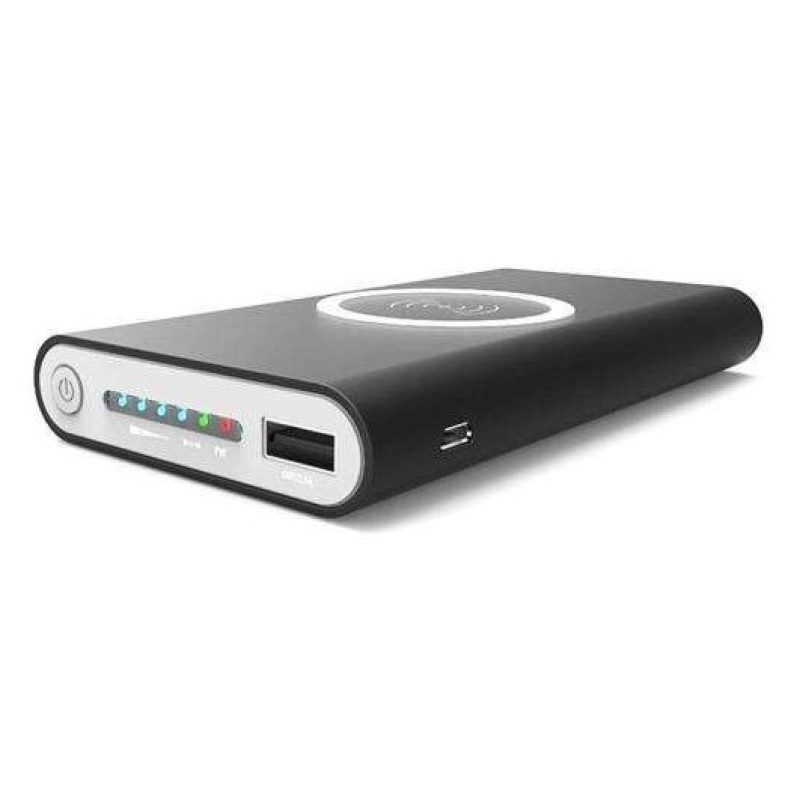 10000mah POWER BANK carica BATTERIA ESTERNA UNIVERSALE con cavo o wireless 