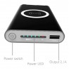 10000mah POWER BANK carica BATTERIA ESTERNA UNIVERSALE con cavo o wireless 