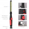Torcia tattica militare led COB WY83 ricaricabile a luce magnetica ricaricabile 