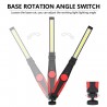 Torcia tattica militare led COB WY83 ricaricabile a luce magnetica ricaricabile 