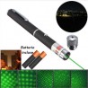 Puntatore laser verde con ghiera e clip raggi astronomico batterie incluse 