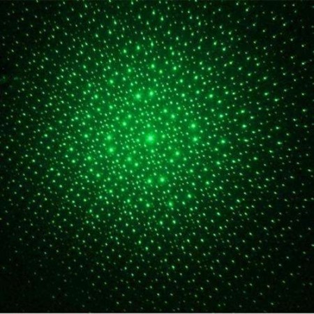 Puntatore laser verde con ghiera e clip raggi astronomico batterie incluse 
