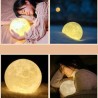Lampada a forma di Luna 3D luce lunare colori vari touch illuminazione cavo usb