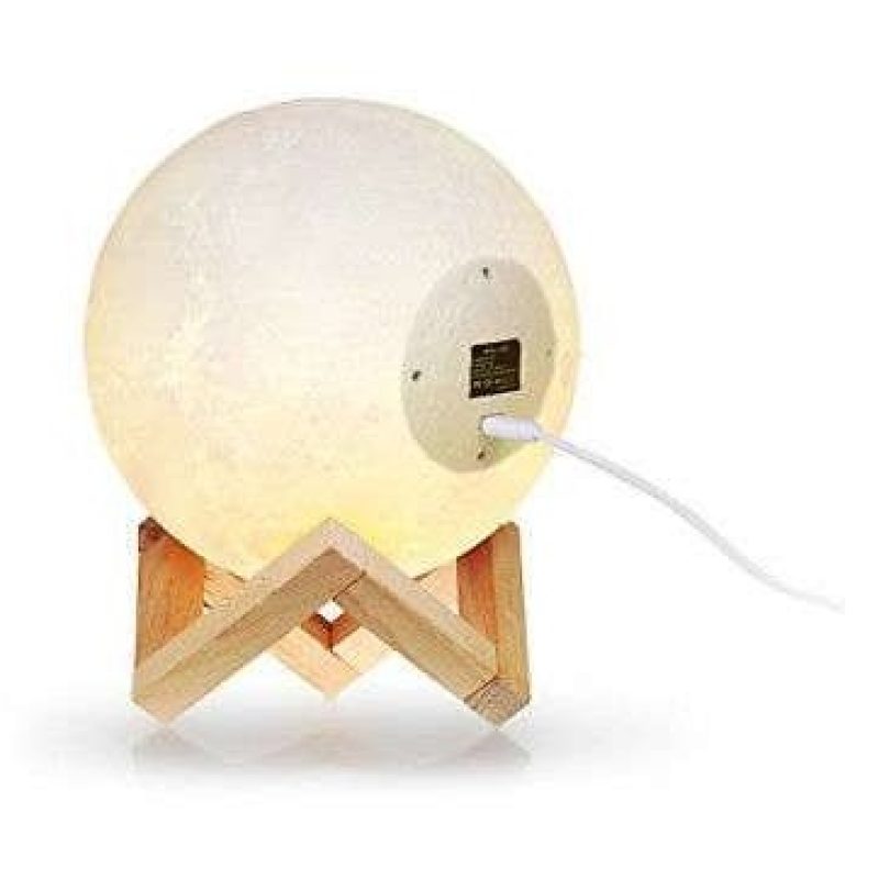 Lampada a forma di Luna 3D luce lunare colori vari touch illuminazione cavo usb