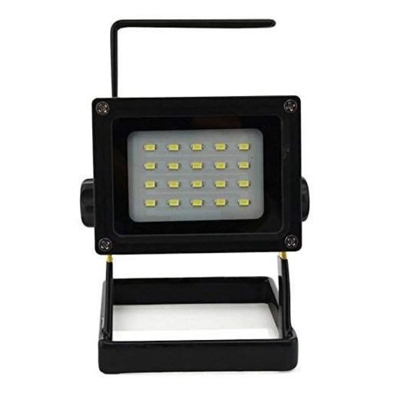 Faro Faretto 20 LED portatile impermeabile e ricaricabile con 3 modalità di luminosità. [Classe di efficienza energetica A]