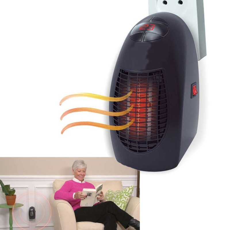 Ventilatore ad aria calda Riscaldamento elettronico Ufficio Camera da letto  Soggiorno Desktop Riscaldatore conveniente Inverno Aria calda Riscaldamento  rapido alta qualità