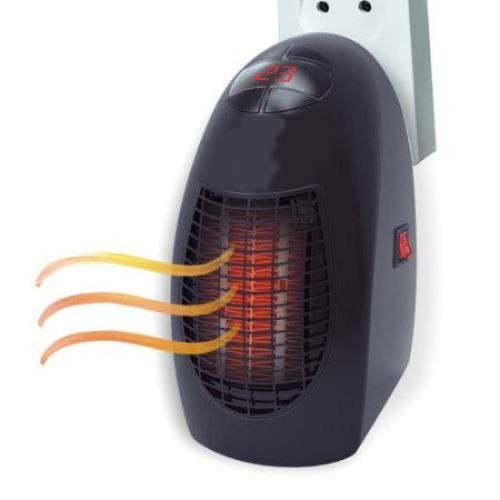 Scaldino casa riscaldatore ventola aria calda 400W timer temperatura calore 