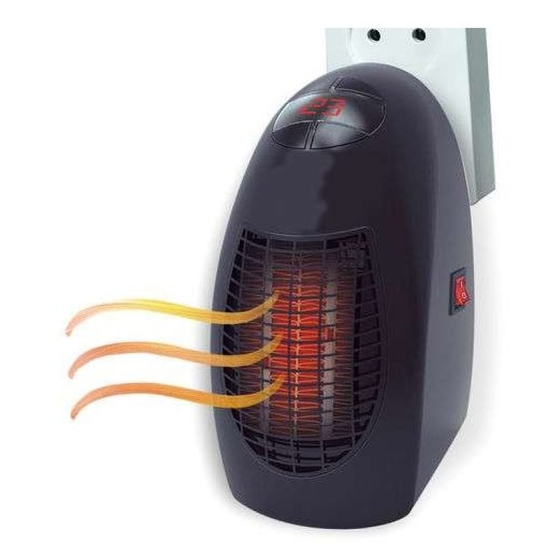 Scaldino casa riscaldatore ventola aria calda 400W timer temperatura calore 