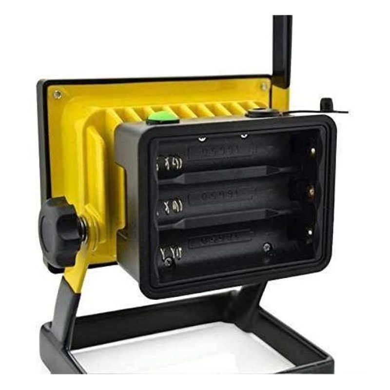 Faro Faretto 20 LED portatile impermeabile e ricaricabile con 3 modalità di luminosità. [Classe di efficienza energetica A]