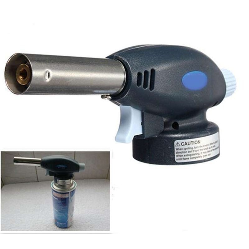 Mini erogatore cannello a gas adattabile carammellare cucina bricolage fai da te 