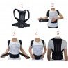 Fascia posturale tutore correttore postura schiena posture supporto unisex 
