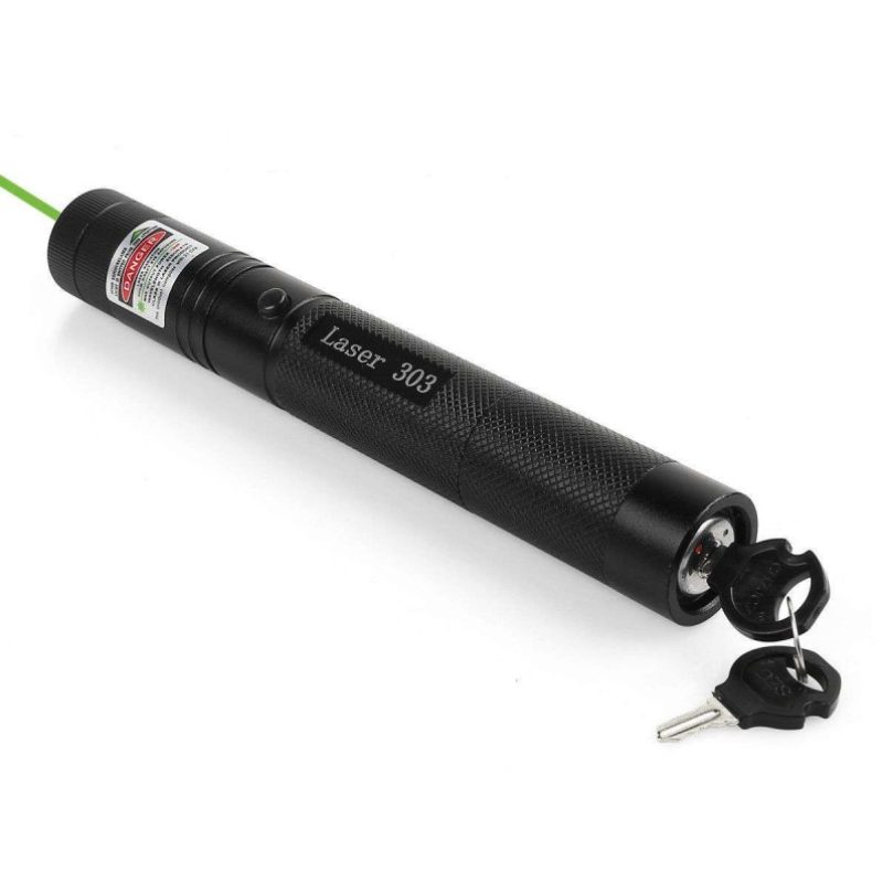 Puntatore laser ghiera verde professionale chiave chiusura astronomico YL303