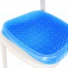 Cuscino gel nido d'ape sedia ufficio casa relax sostegno postura corretta flex