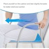 Cuscino gel nido d'ape sedia ufficio casa relax sostegno postura corretta flex