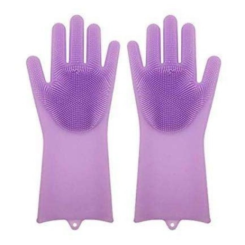 Guanti multiuso multifunzione spugna lavaggio casa esterno spazzola silicone