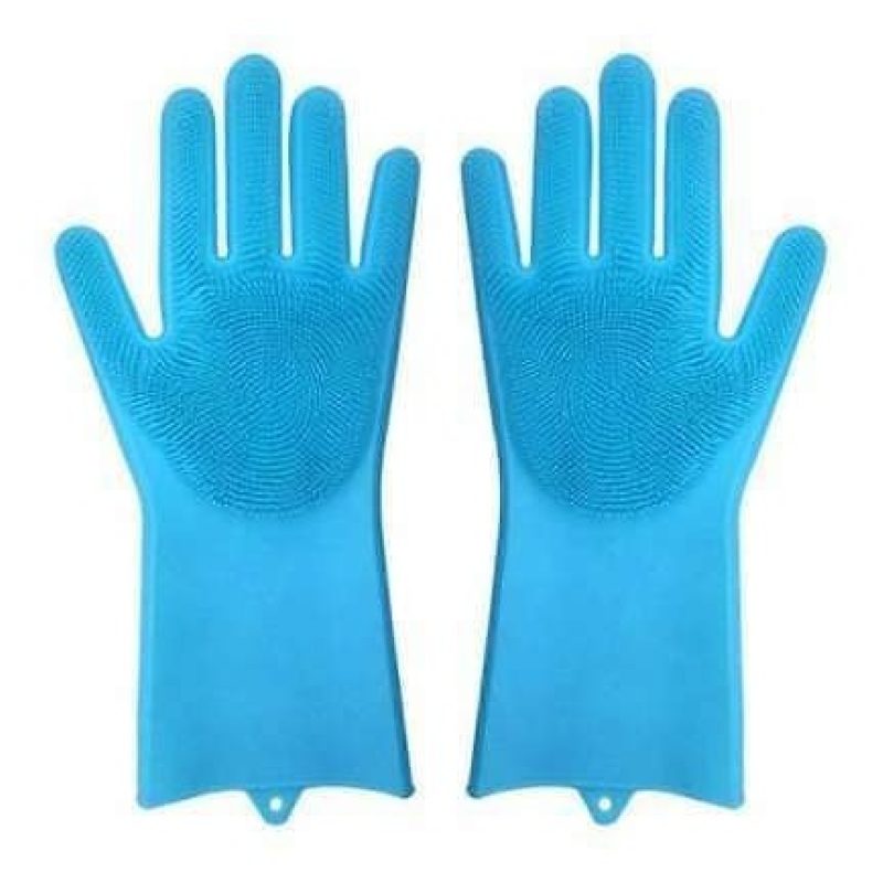Guanti multiuso multifunzione spugna lavaggio casa esterno spazzola silicone