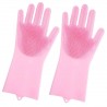 Guanti multiuso multifunzione spugna lavaggio casa esterno spazzola silicone