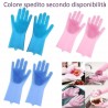 Guanti multiuso multifunzione spugna lavaggio casa esterno spazzola silicone