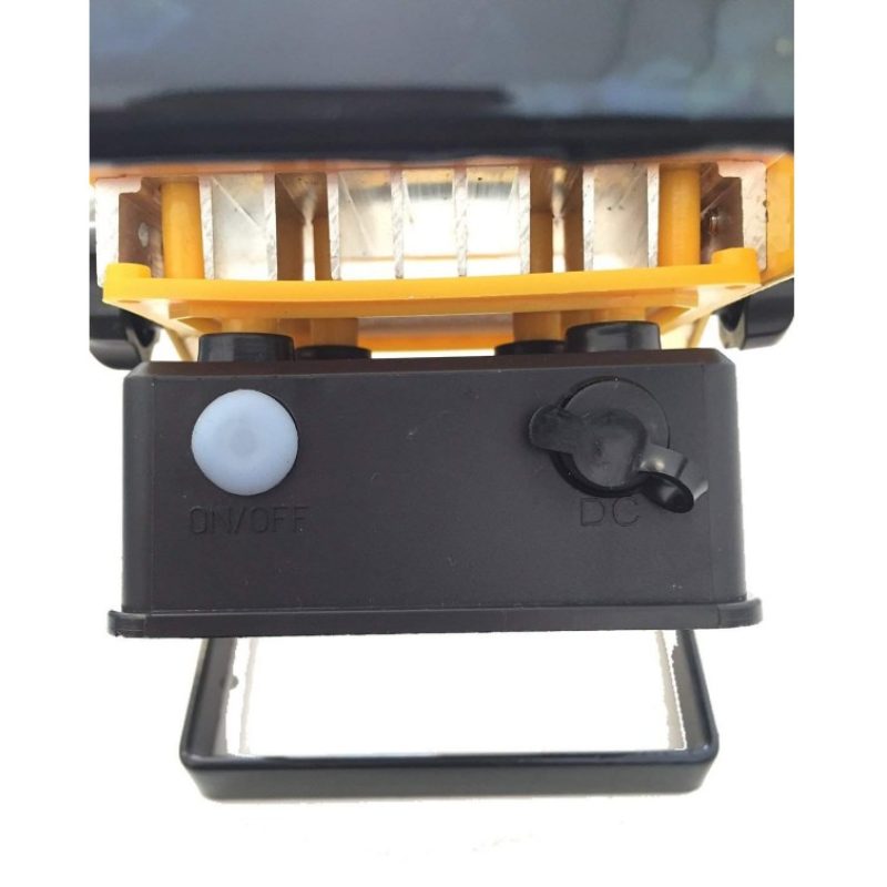 Faro Faretto 24 LED portatile impermeabile e ricaricabile con 2 modalità di luminosità e funzione emergenza rosso-blu