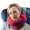 cuscino viaggio riposo travel pillow relax collare collo auto treno aereo casa