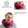 cuscino viaggio riposo travel pillow relax collare collo auto treno aereo casa