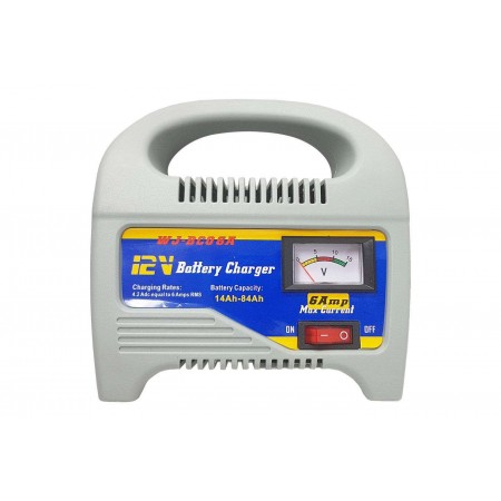 Caricabatterie portatile 6 8 12 ampere auto moto barca camper carica batteria