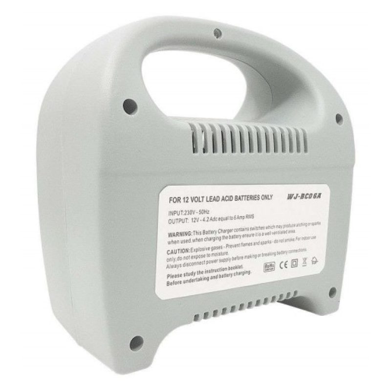 Caricabatterie portatile 6 8 12 ampere auto moto barca camper carica batteria