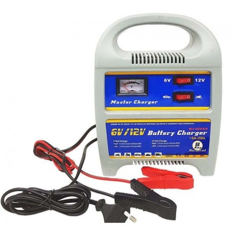 Caricabatterie portatile 6 8 12 ampere auto moto barca camper carica batteria
