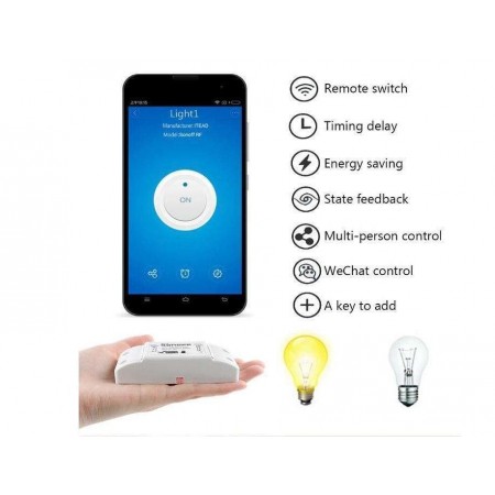 Sonoff interruttore wifi smart switch controller casa app smartphone ios android