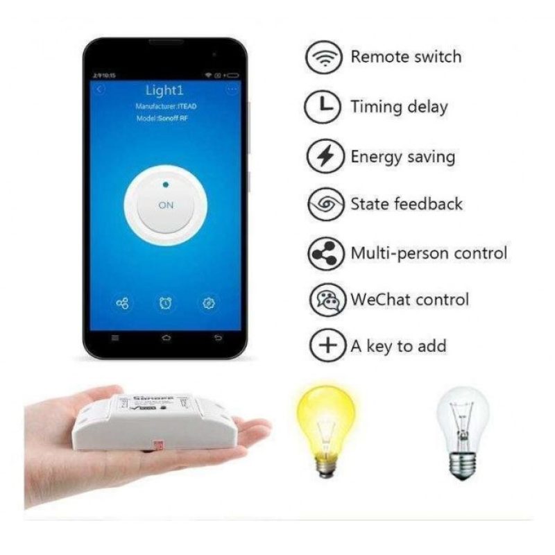 Sonoff interruttore wifi smart switch controller casa app smartphone ios android