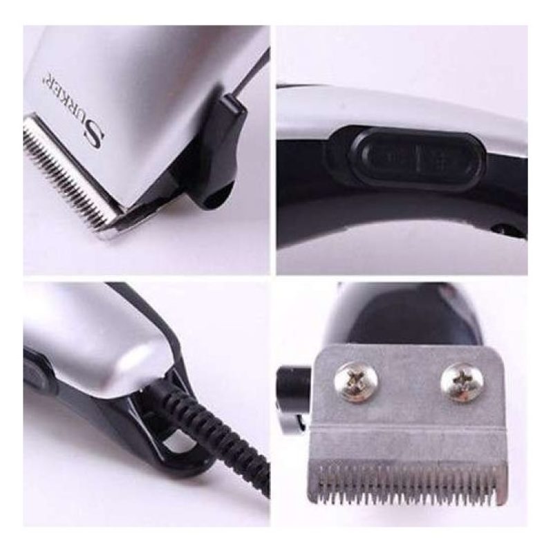 Rasoio Elettrico uomo sk-5309 ricaricabile 4 testine lama acciaio barba set