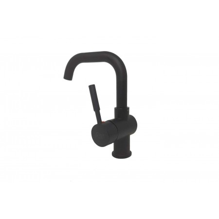 Rubinetto miscelatore lavello cucina casa nero design moderno arredamento 811-4