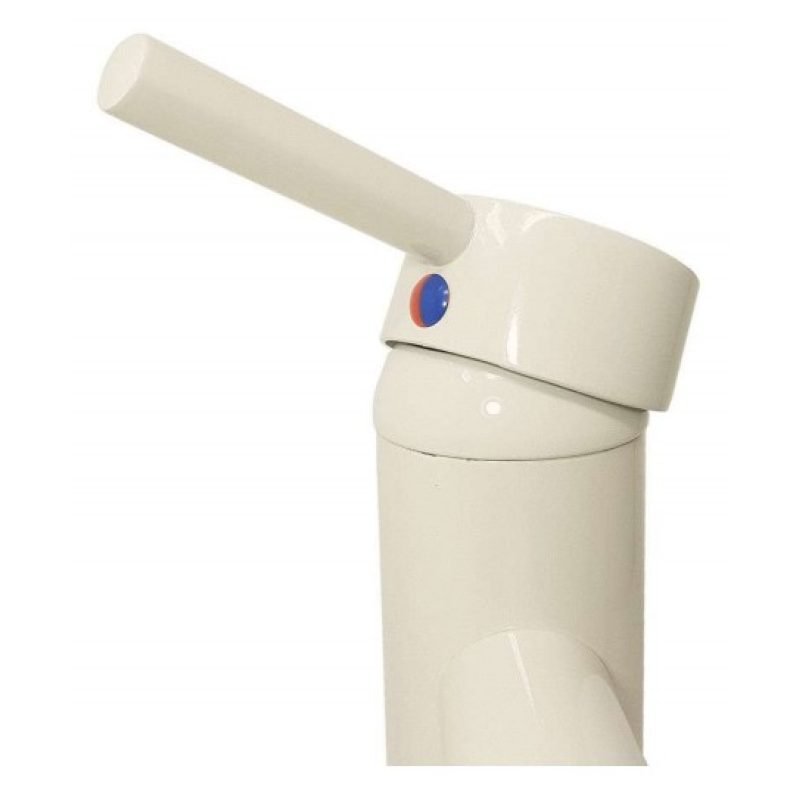 Rubinetto miscelatore lavello cucina lavabo bagno casa bianco arredamento 812-5