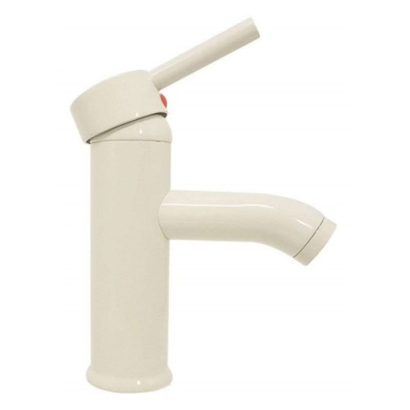 Rubinetto miscelatore lavello cucina lavabo bagno casa bianco arredamento 812-5