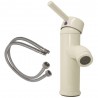 Rubinetto miscelatore lavello cucina lavabo bagno casa bianco arredamento 812-5
