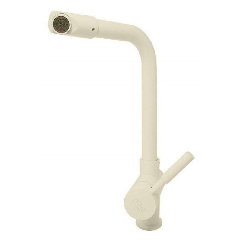 Rubinetto miscelatore lavello cucina lavabo casa bianco arredamento 813-5