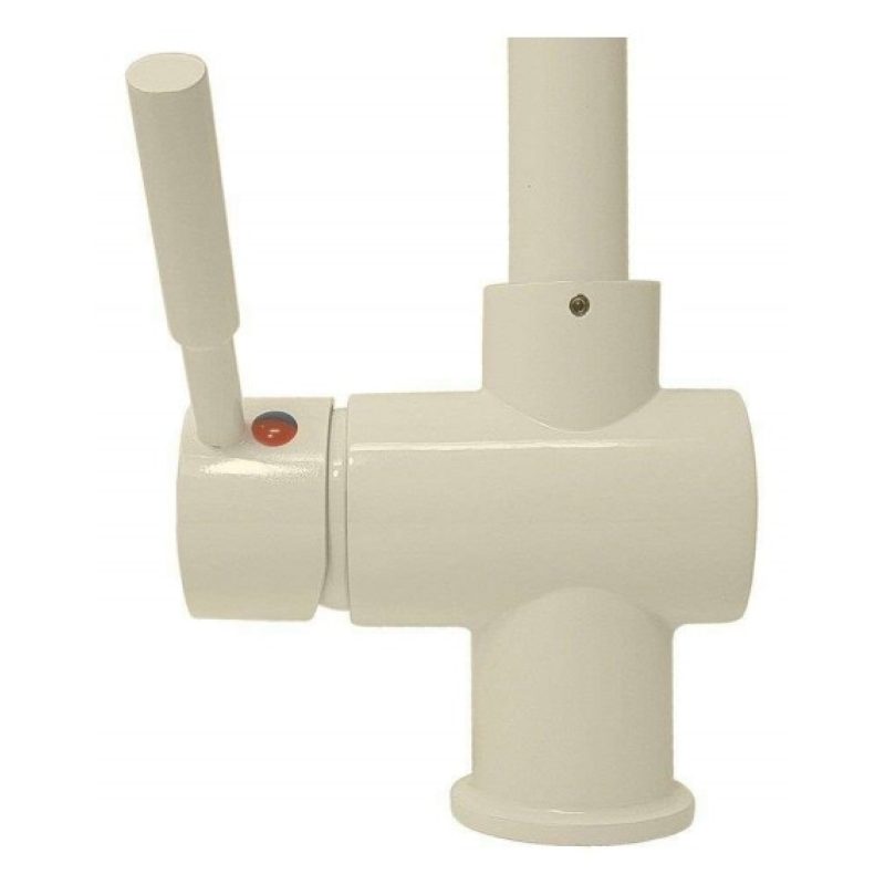 Rubinetto miscelatore lavello cucina lavabo casa bianco arredamento 813-5