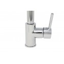 Rubinetto miscelatore lavello cucina lavabo casa tubo flessibile grigio 8101