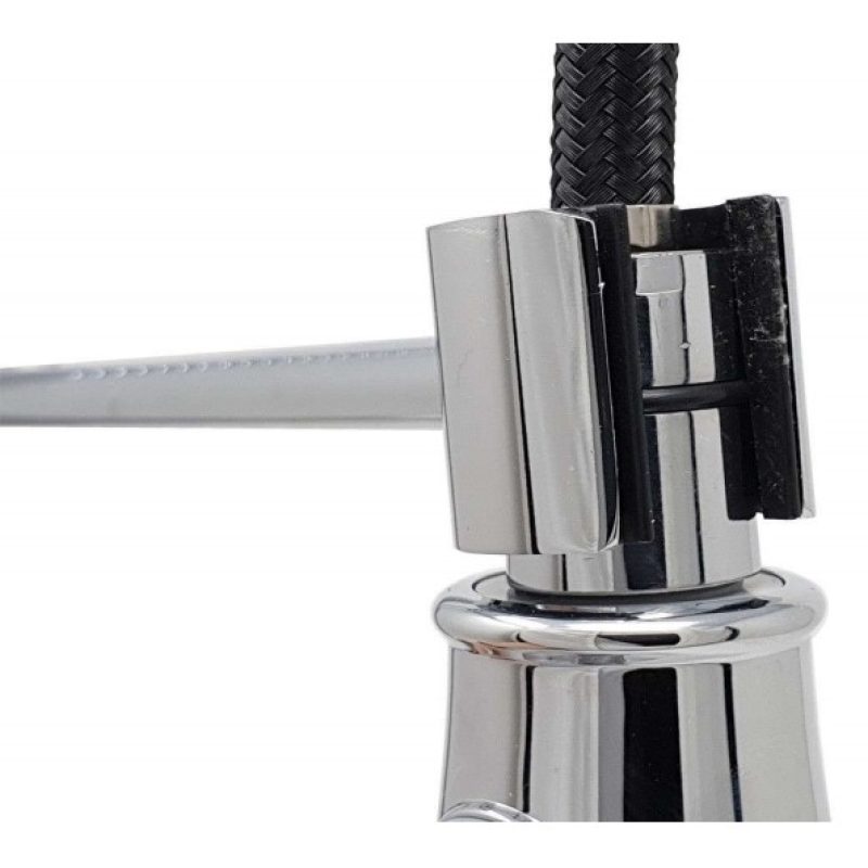 Rubinetto miscelatore lavello cucina lavabo casa tubo flessibile grigio 8101