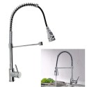 Rubinetto miscelatore lavello cucina lavabo casa tubo flessibile grigio 8101