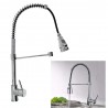 Rubinetto miscelatore lavello cucina lavabo casa tubo flessibile grigio 8101