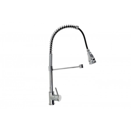 Rubinetto miscelatore lavello cucina lavabo casa tubo flessibile grigio 8101