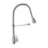 Rubinetto miscelatore lavello cucina lavabo casa tubo flessibile grigio 8101