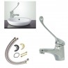 Rubinetto miscelatore lavello cucina lavabo casa lavello bagno grigio 5031